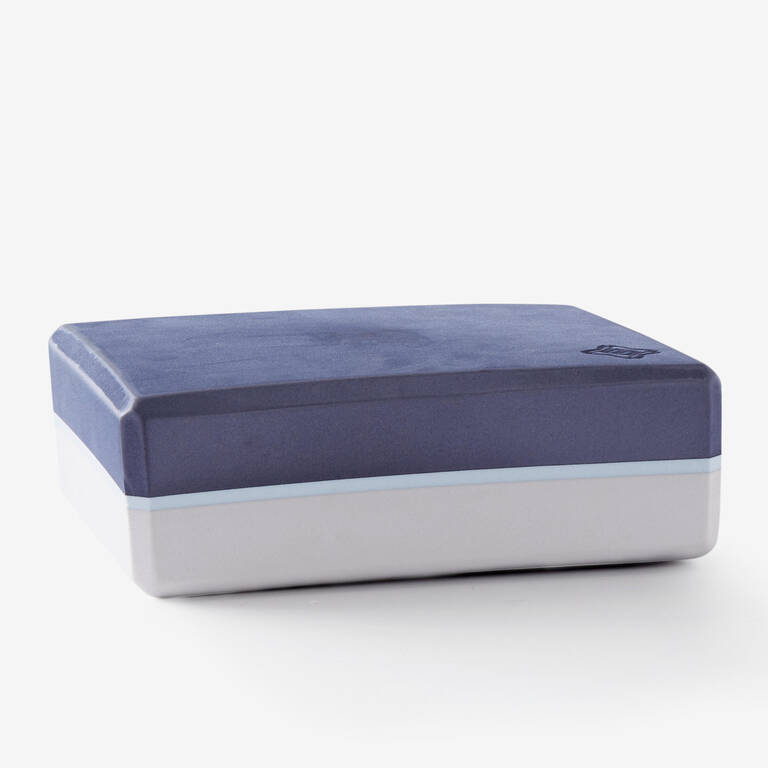 Yoga Foam Block Large - Grey/Blue