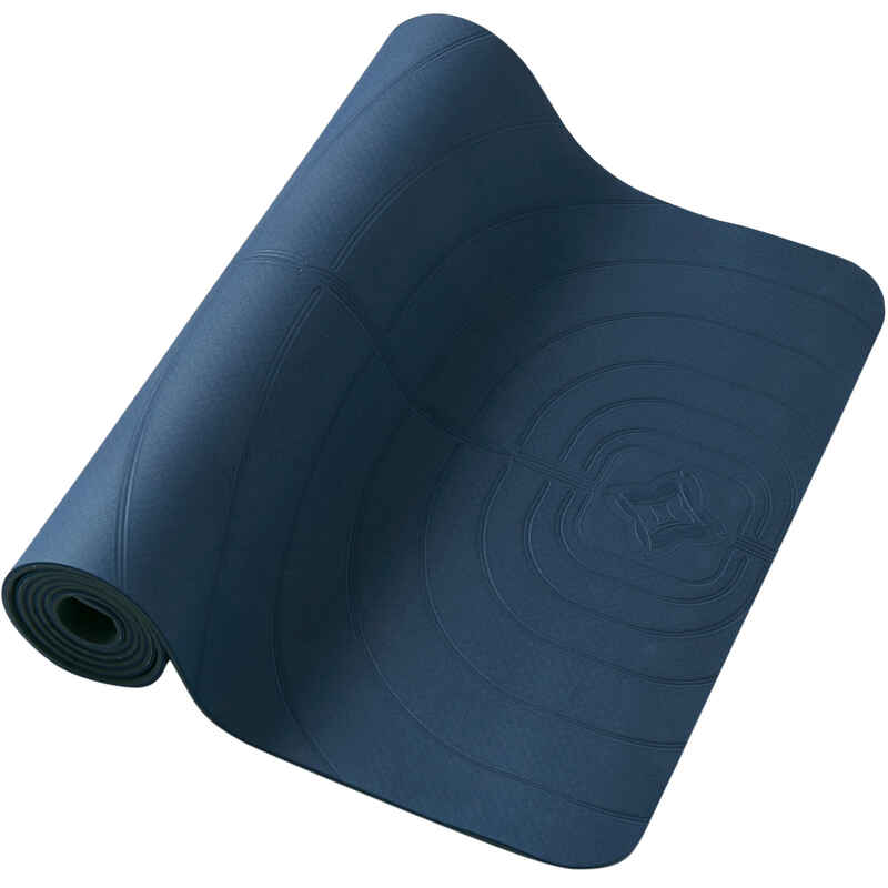 Light Yoga Mat 5 mm - Navy Blue - Decathlon