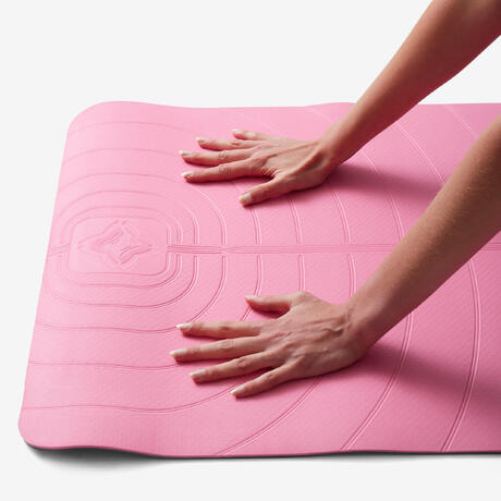 Club Gentle Yoga Mat 5 Mm Pink Domyos By Decathlon Next