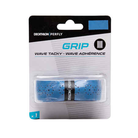Badminton Wave Grip Griffband blau
