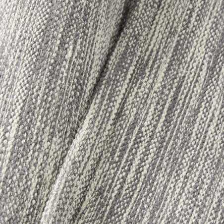 Gentle Yoga Cotton Mat 4 mm - Mottled Grey - Decathlon