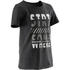Boys' Recycled Short-Sleeved Gym T-Shirt 100 - Heathered Dark Grey Print