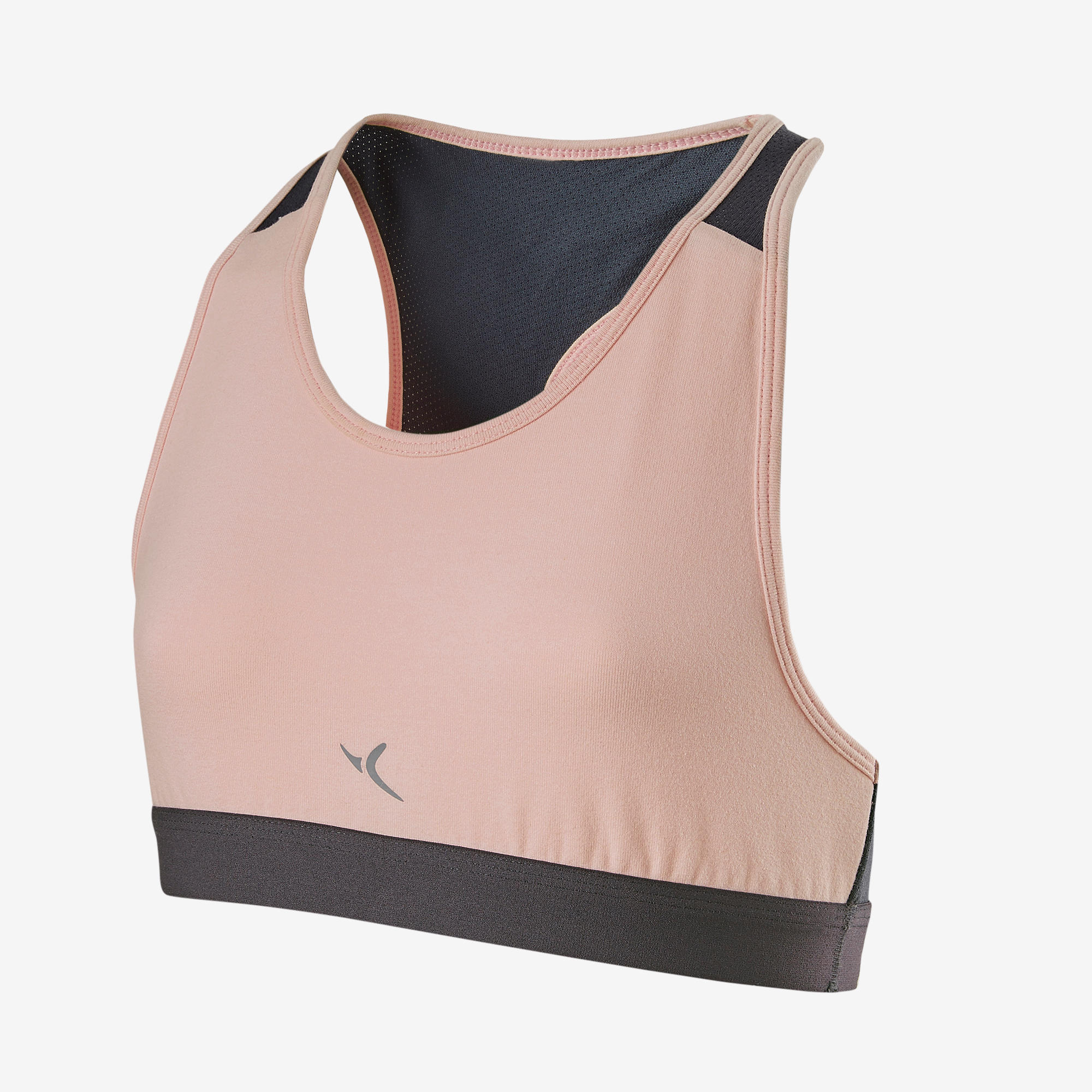 

Girls Crop Top Gym 100 - Pink -  By DOMYOS | Decathlon