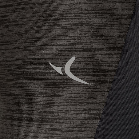 Дівчачі спортивні штани S500, короткі, з повітропроникної синтетики - Сірі