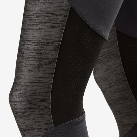 Дівчачі спортивні штани S500, короткі, з повітропроникної синтетики - Сірі