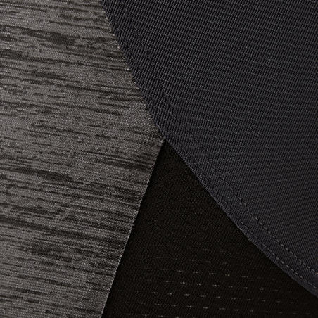 Дівчачі спортивні штани S500, короткі, з повітропроникної синтетики - Сірі