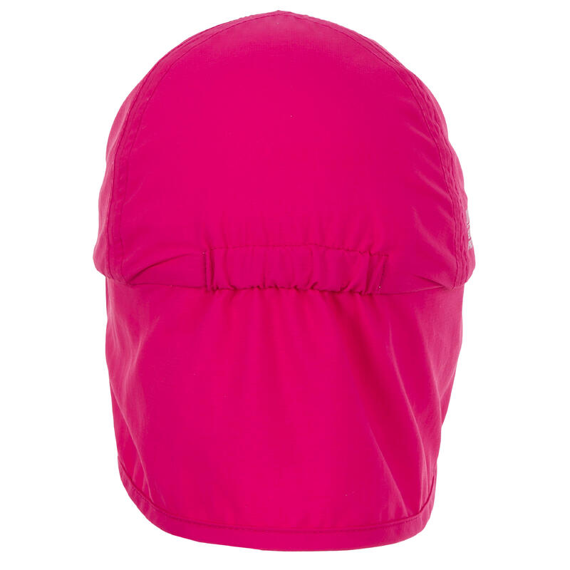 Casquette anti UV bébé nageur rose