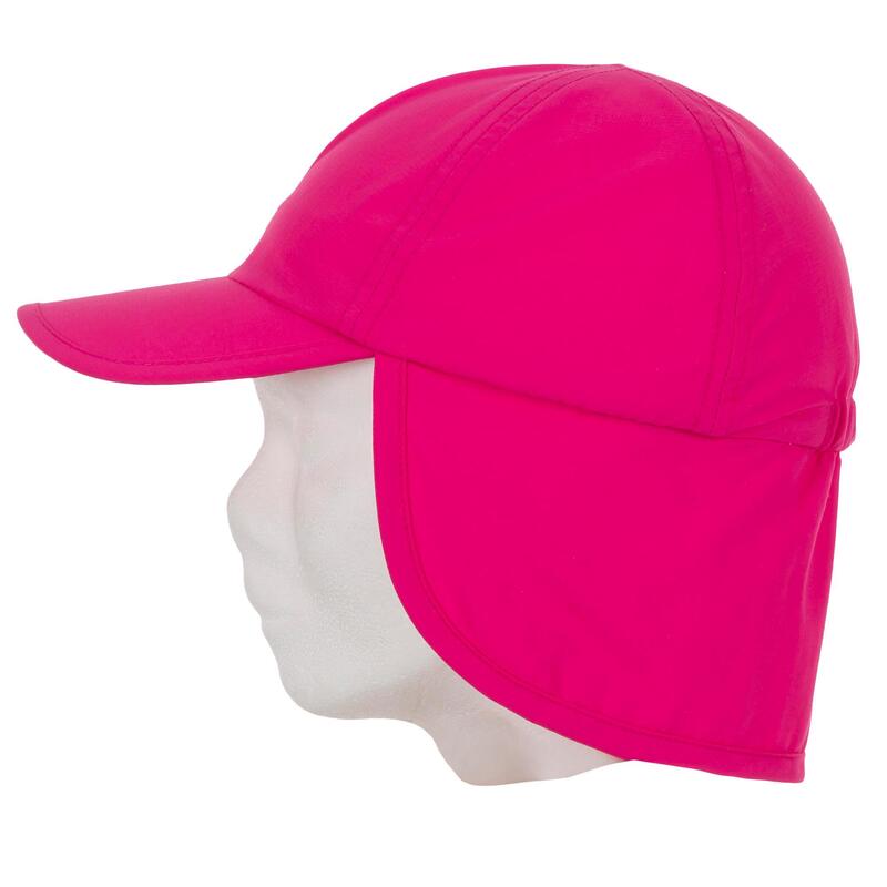 Casquette anti UV bébé nageur rose