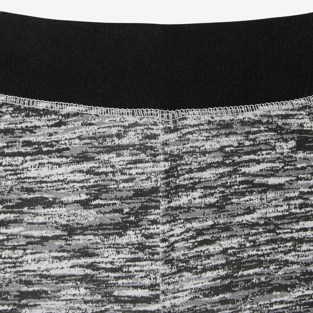 Girls' Breathable Leggings - Black Fade