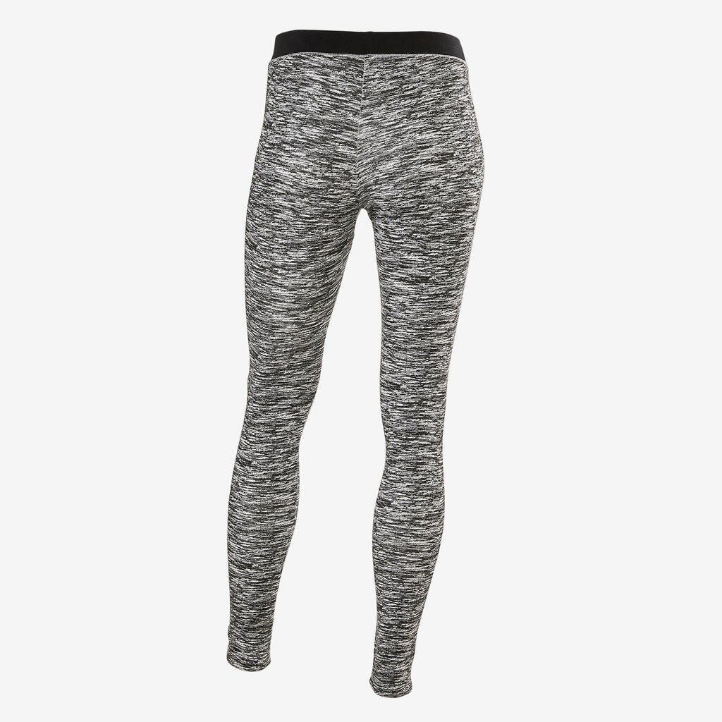 Girls' Breathable Leggings - Black Fade