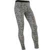 Girls' Breathable Cotton Gym Leggings 500 - Black Print