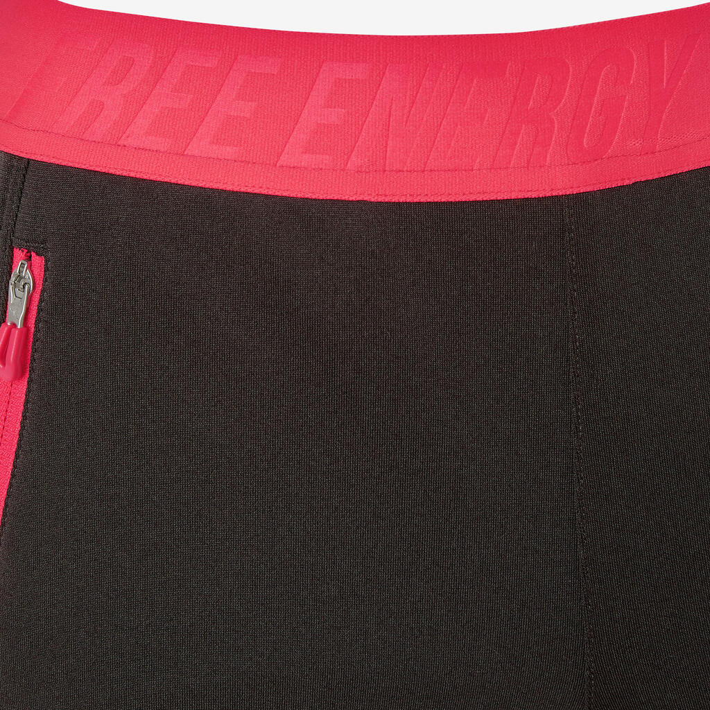 Pantalon chaud respirant Slim S900 fille GYM ENFANT gris chiné