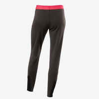 S900 Girls' Slim-Fit Warm Breathable Gym Bottoms - Mottled Grey