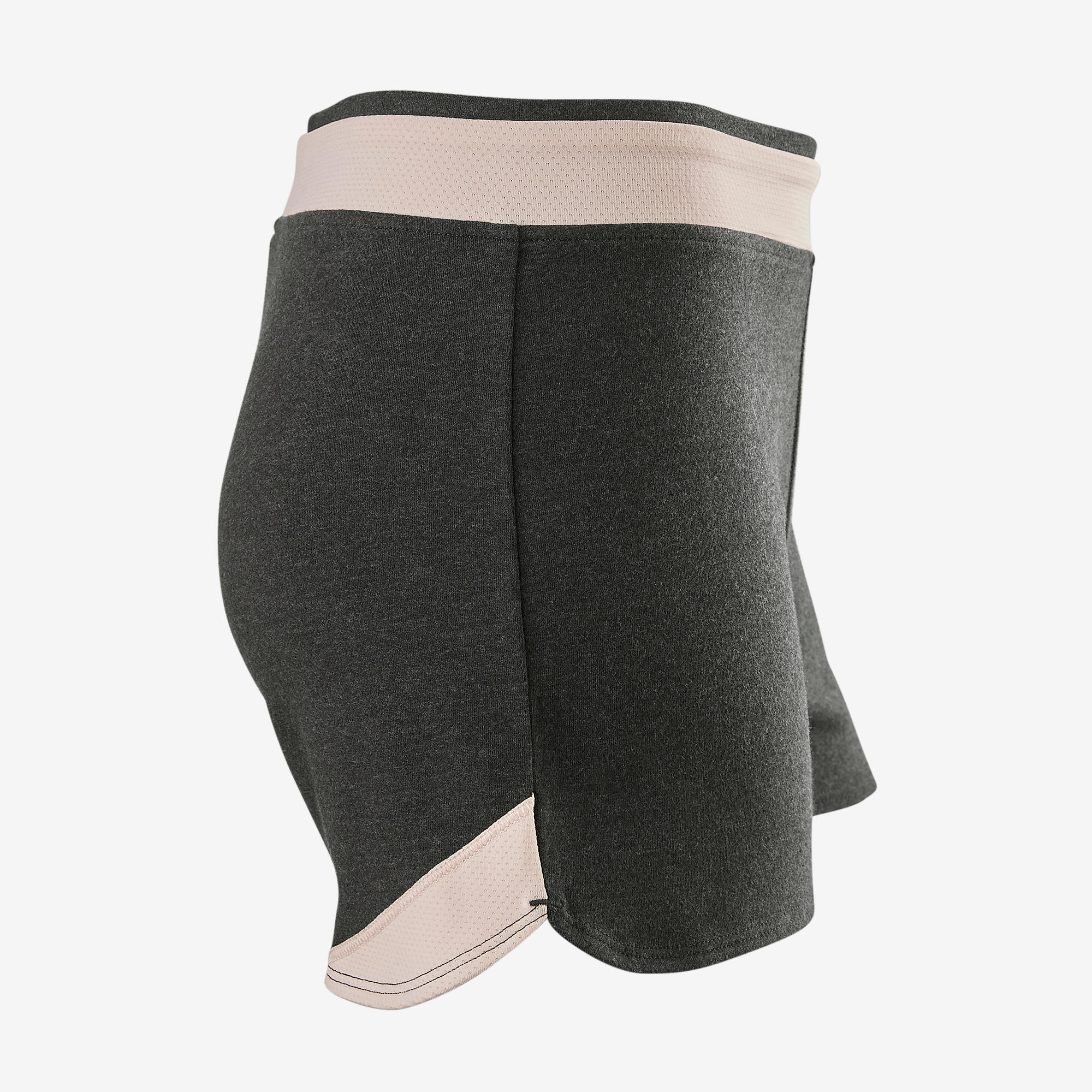 

Girls Shorts Breathable Cotton Gym 500 - Grey Print -  By DOMYOS | Decathlon