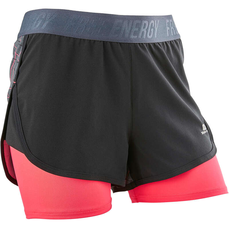 GIRL EDUCATIONAL GYM APPAREL Clothing - W900 Girls' Gym Shorts DOMYOS - Clothing