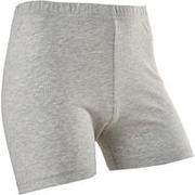 Girls' Gym Shorts 100 - Grey Print