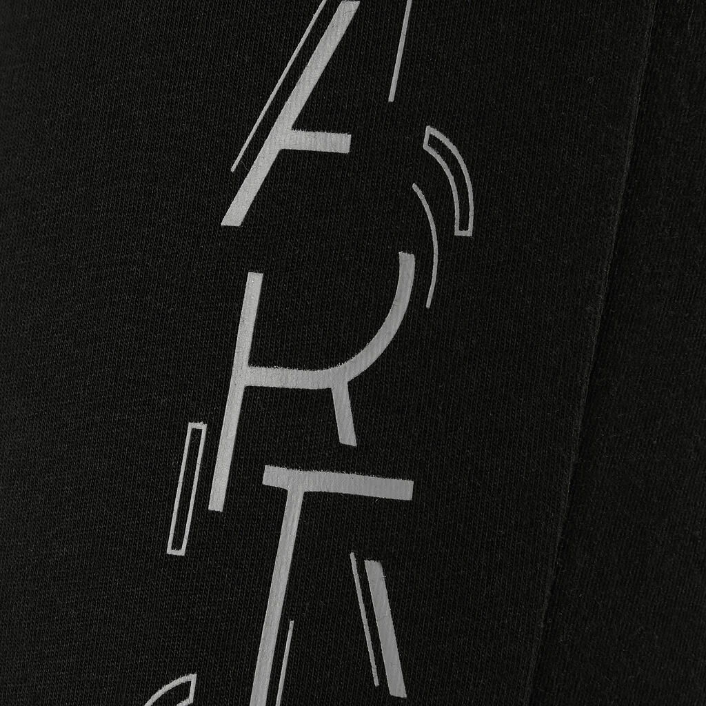 Pantalon léger Slim 100 fille GYM ENFANT noir imprimé