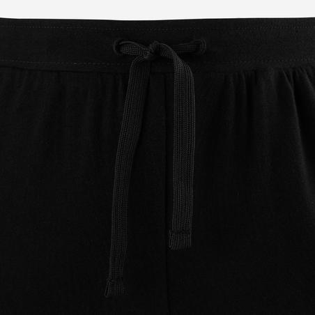 Pantalon léger Slim 100 fille GYM ENFANT noir imprimé