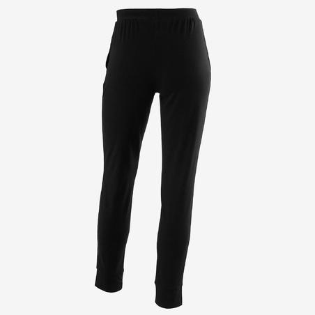 Pantalon léger Slim 100 fille GYM ENFANT noir imprimé