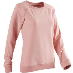 Sweat 500 Pilates Gym douce femme rose
