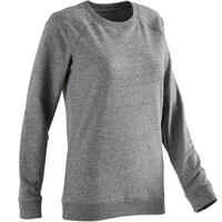 Women's Training Sweatshirt 100 - Heathered Grey