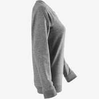 Women's Training Sweatshirt 100 - Heathered Grey