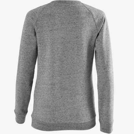 Women's Training Sweatshirt 100 - Heathered Grey