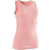 500 Women's Pilates & Gentle Tank Top - Mottled Pink