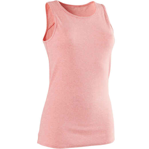 
      500 Women's Pilates & Gentle Tank Top - Mottled Pink
  