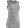 500 Women's Gentle Gym & Pilates Tank Top - Mottled Grey