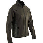 JAKNA ZA VJEŽBANJE S900 LAGANA PROZRAČNA ZA DJEČAKE CRNA/KAKI