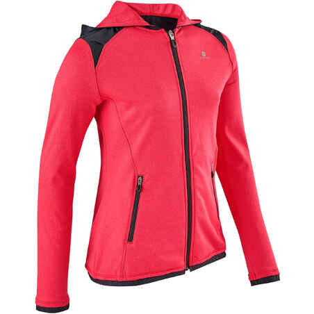 Veste capuche chaude, respirante S900 fille GYM ENFANT rose