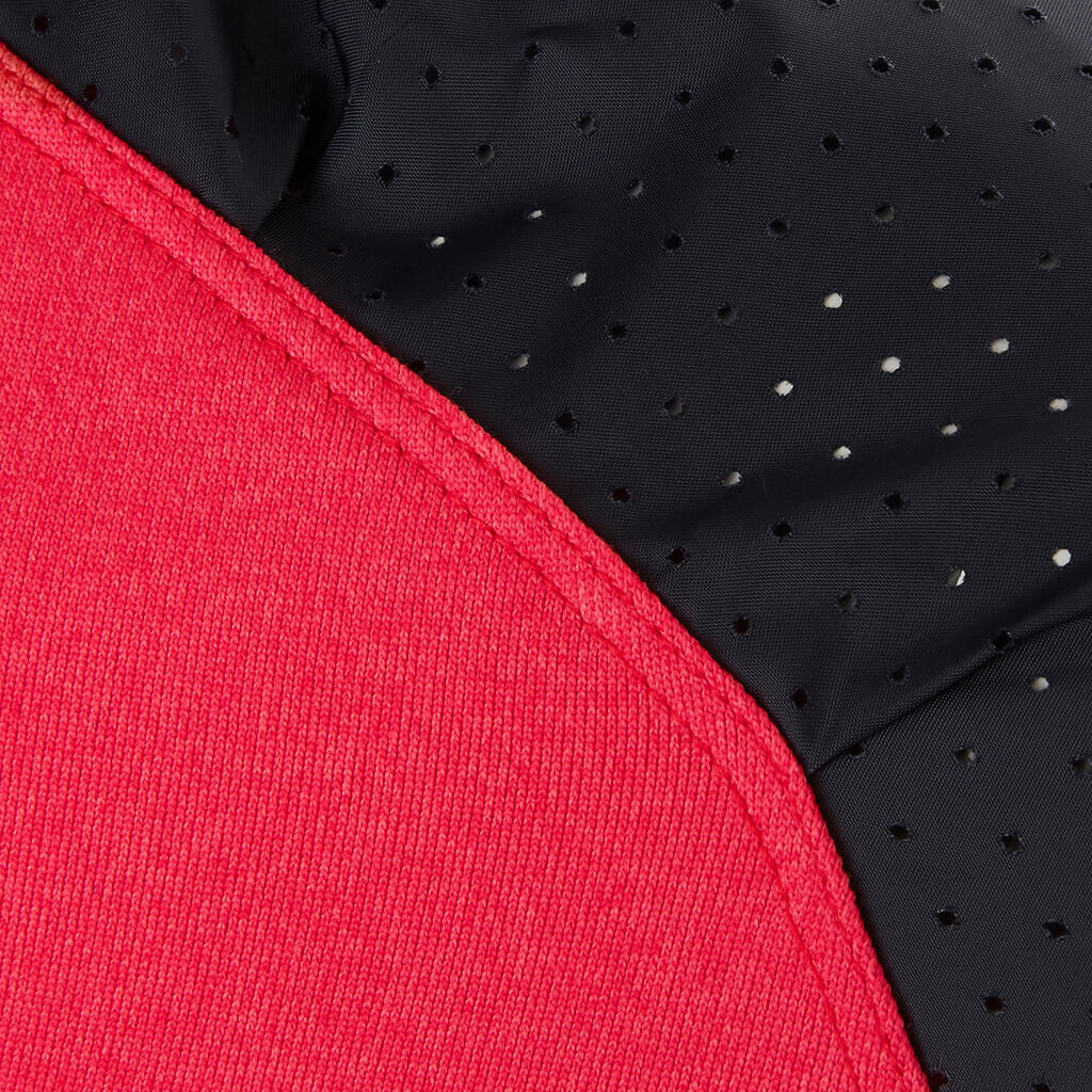 Veste capuche chaude, respirante S900 fille GYM ENFANT gris chiné foncé