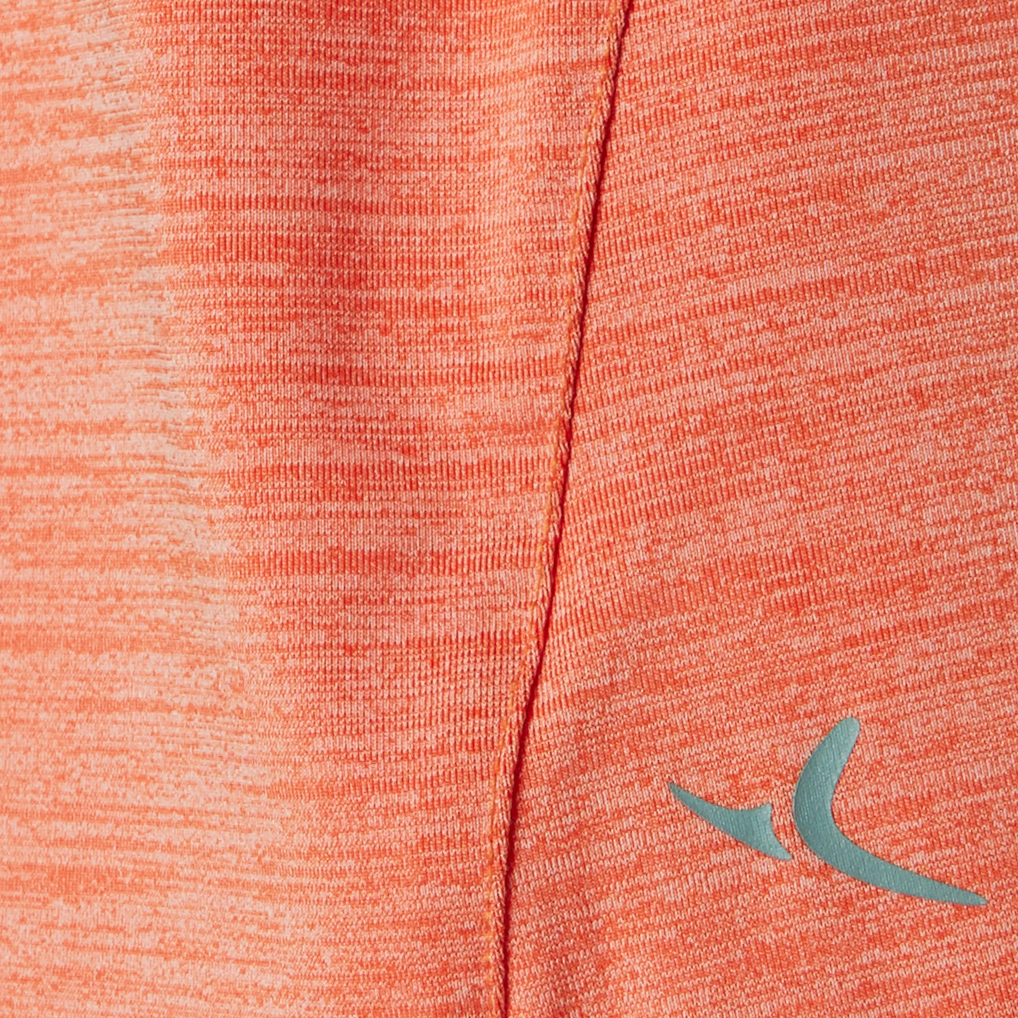 camiseta naranja decathlon