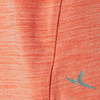 T-Shirt synthétique respirant manches courtes S500 garçon GYM ENFANT orange