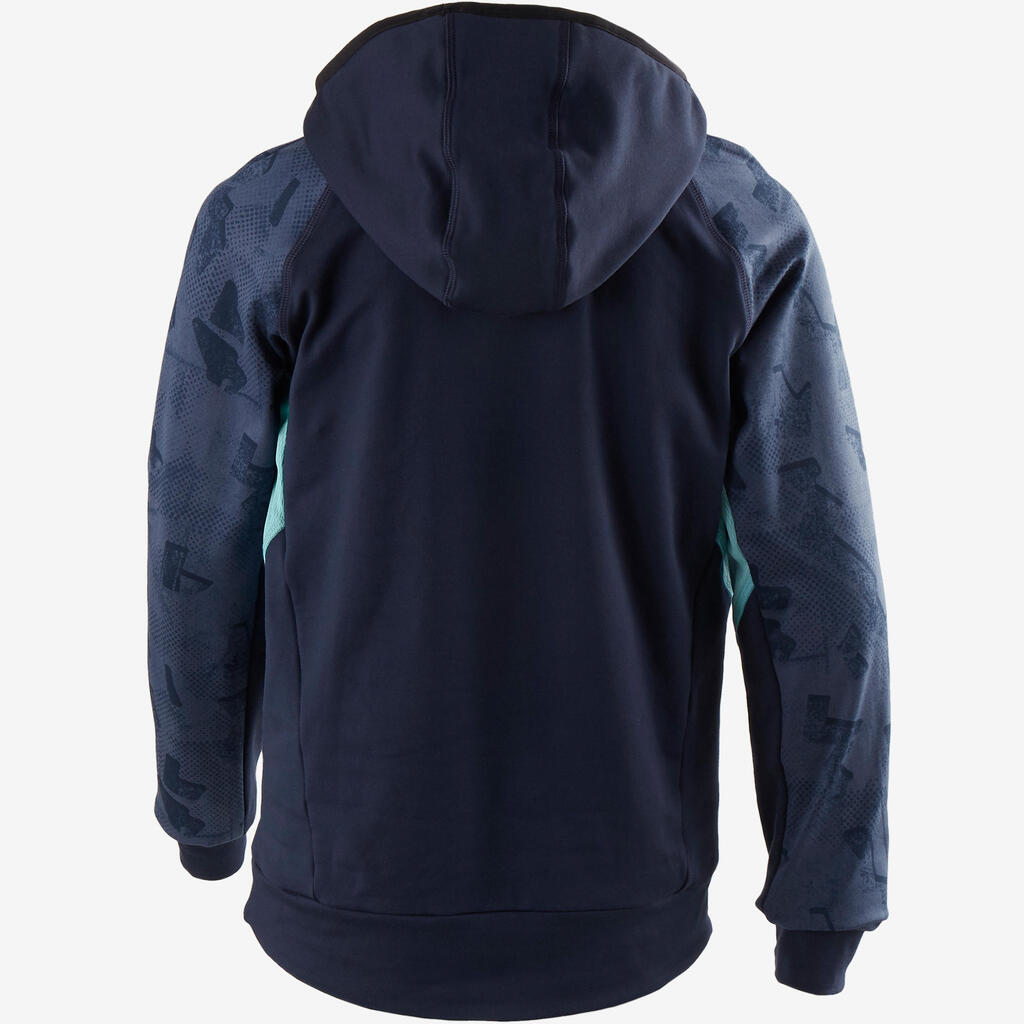 Sweat capuche chaud, synthétique respirant S500 garçon GYM ENFANT bleu