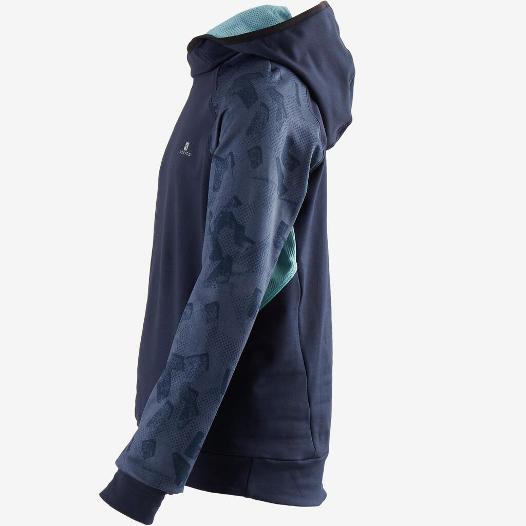 Sweat capuche chaud, synthétique respirant S500 garçon GYM ENFANT bleu