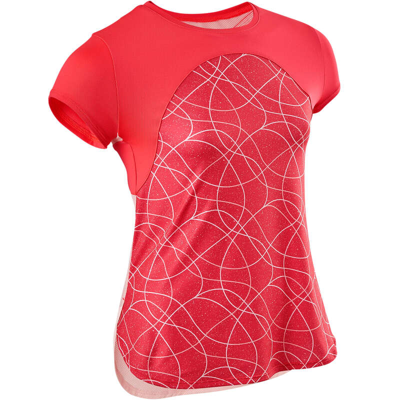 GIRL EDUCATIONAL GYM APPAREL - S900 Girls' Gym T-Shirt DOMYOS