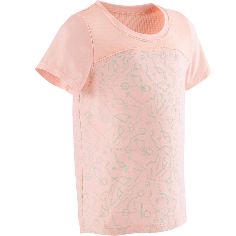 BABY GYM APPAREL Baby and Toddlers - 500 Dry Short-Sleeved T-Shirt DOMYOS - Kids