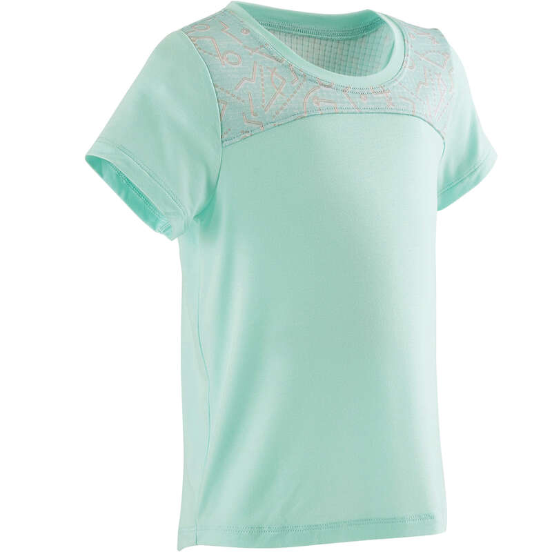 BABY GYM APPAREL Baby and Toddlers - 500 Dry Short-Sleeved T-Shirt DOMYOS - Kids
