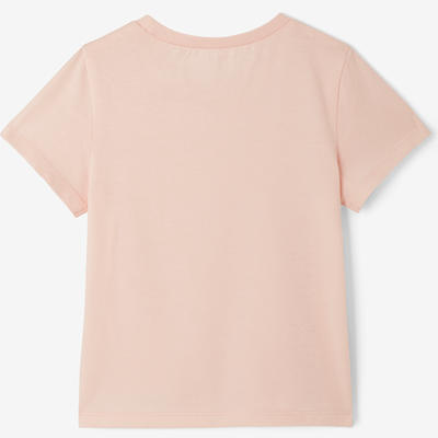 T-shirt manches courtes 100 lotx2 Gris/Rose