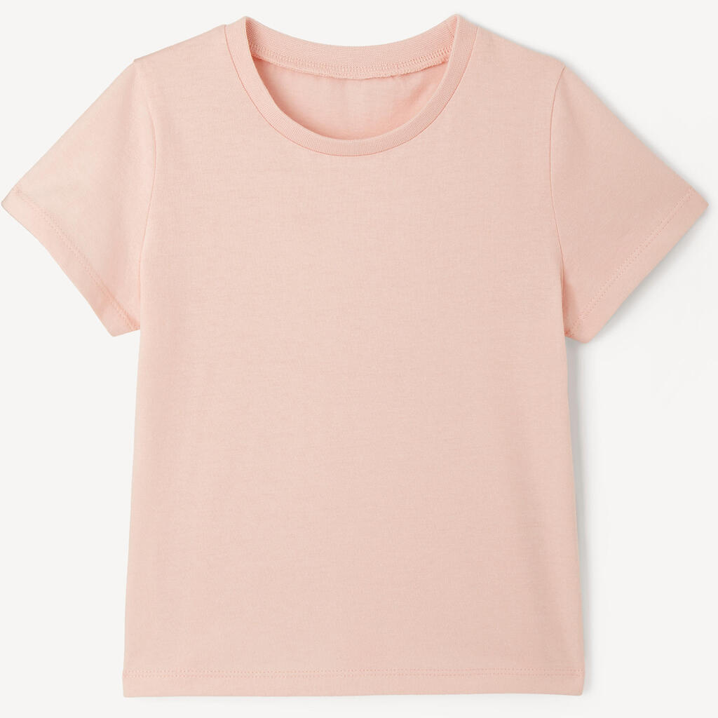 T-shirt manches courtes 100 lotx2 Gris/Rose