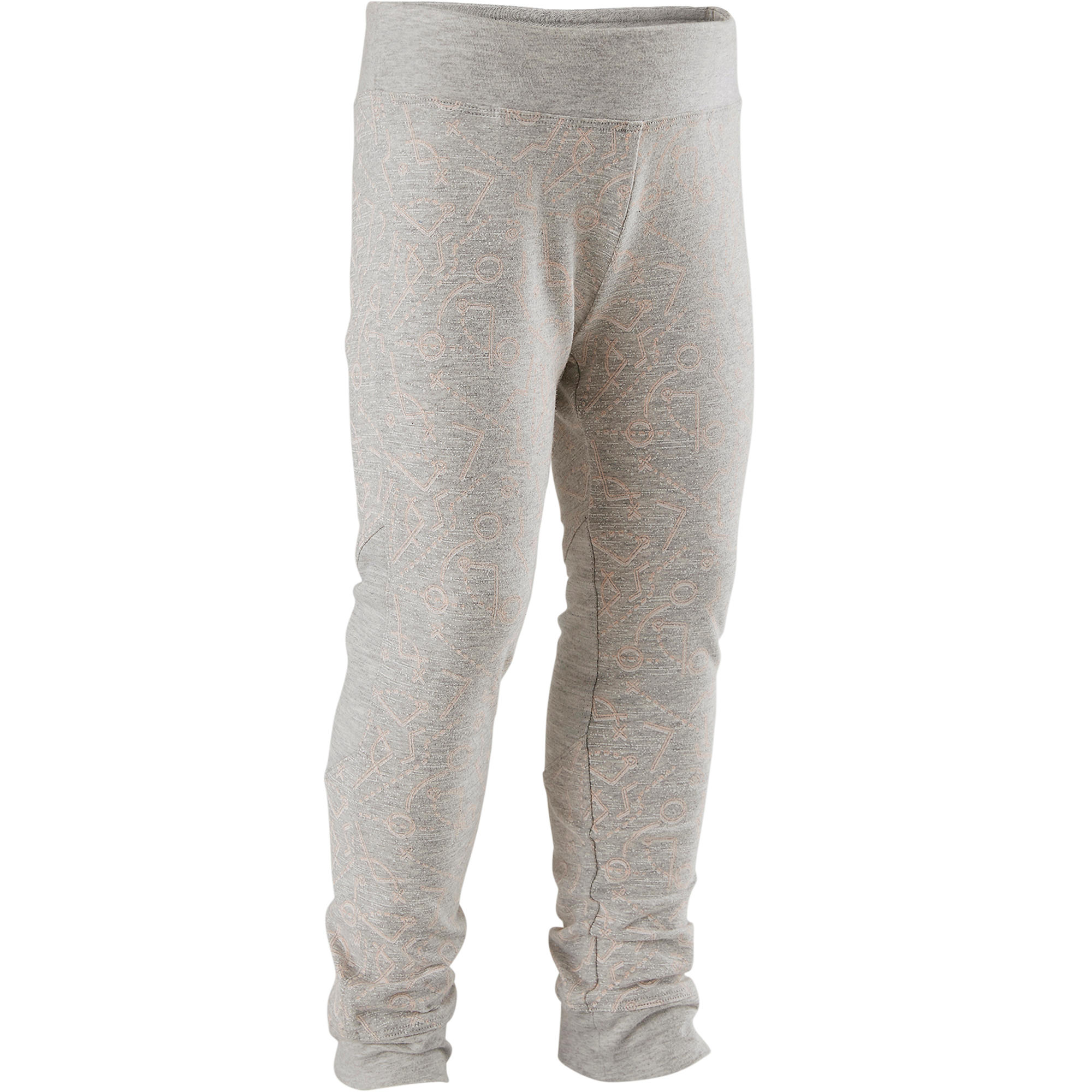 DOMYOS 500 Baby Gym Leggings - Grey
