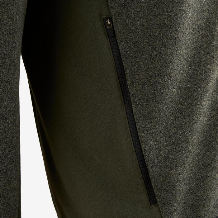 Sudadera Chándal Cremallera Gimnasia Pilates Domyos 500 Hombre Gris Domyos Decathlon