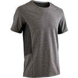 皮拉提斯與溫和健身T恤560 - 淺灰色