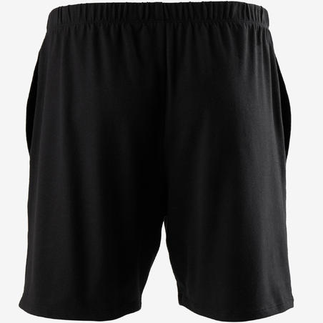 Fitness Short Cotton Shorts - Black