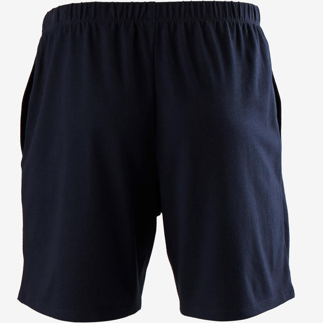 Men's Gym Shorts Regular Fit 100 Blue