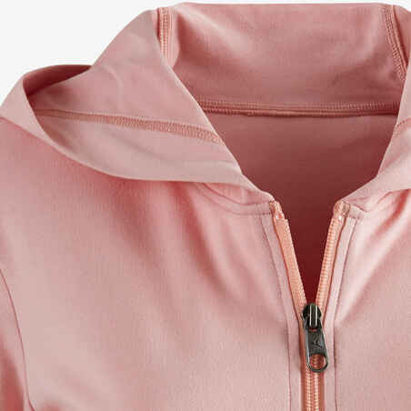 Women's Hooded Training Jacket 100 - Pink
