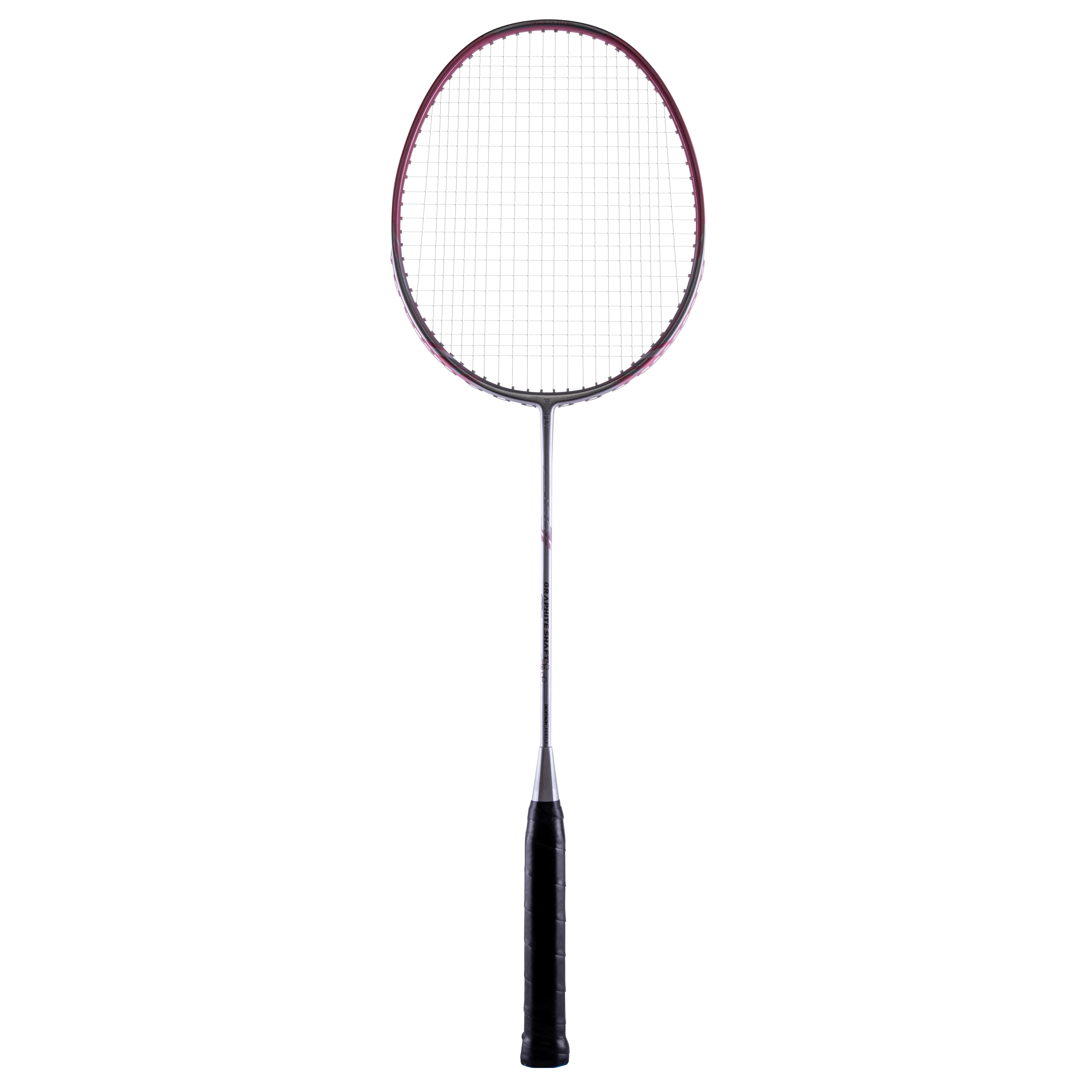 

Adult Badminton Racket Br 190 Silver Pink, Pink/silver