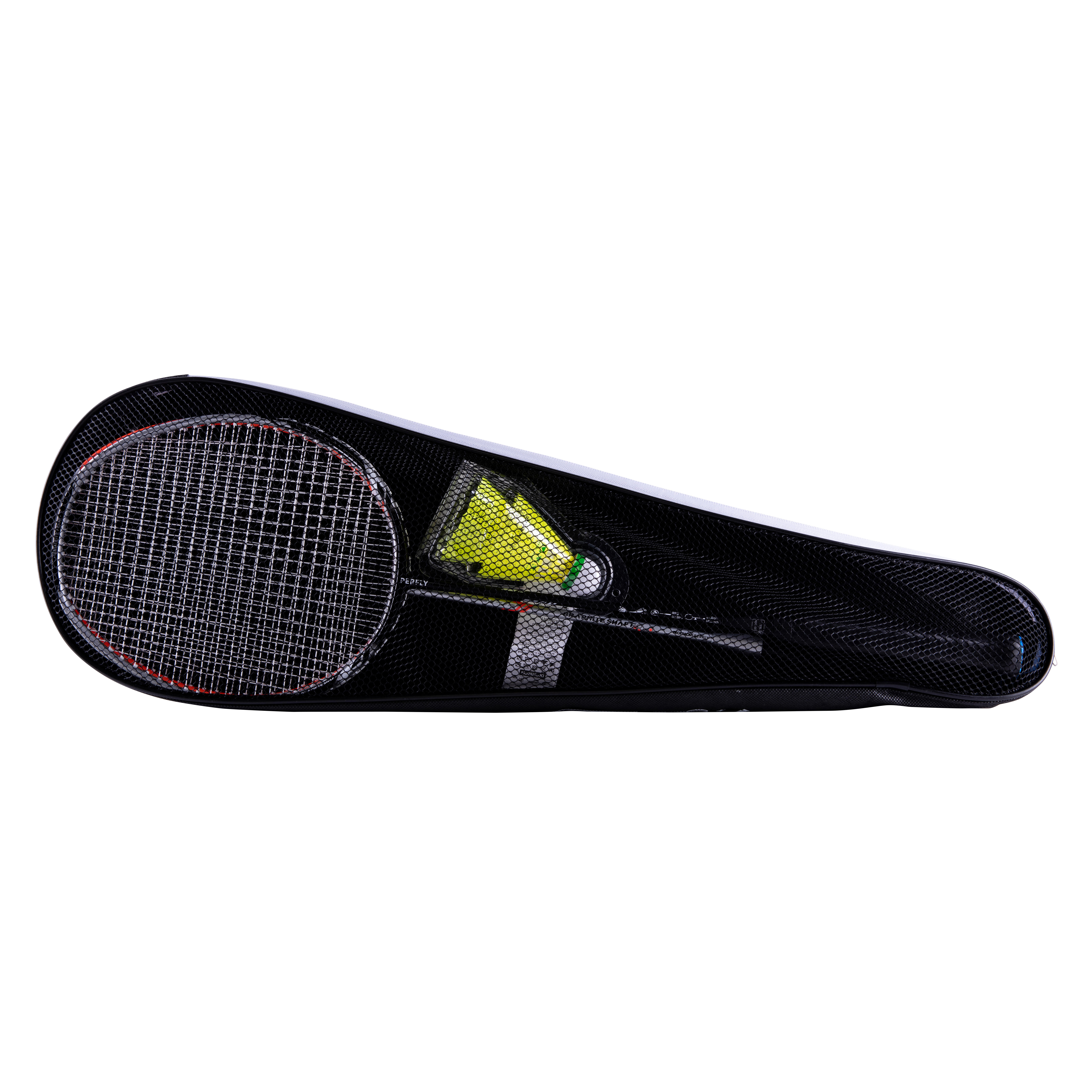

Adult Badminton Racket Br 190 Set Partner Orange Dark